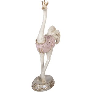 Decorazione fiore Clayre & Eef 6PR5993 bianco delicato con sfumature rosa 23x11x41 cm