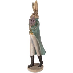 Decorazione coniglio dorato Clayre & Eef 17x15x53 cm