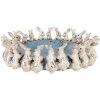 Scalinata decorativa con conigli Clayre & Eef Ø 23x7 cm Beige Blau Ostern