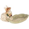 Scalinata decorativa con coniglietto Clayre & Eef Beige 14x11x8 cm