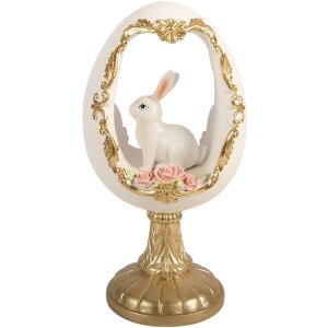 Decorazione uovo con coniglio Clayre & Eef 6PR6106...