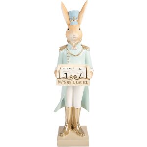 Decorazione coniglio Clayre & Eef in beige-blù...