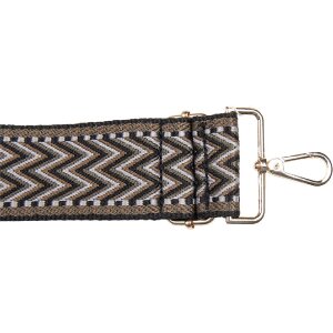 Cinturino per borse Juleeze JZBS0011 5 pezzi 140 cm Nero-Bianco