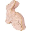 Stopper porta a forma di coniglio Clayre & Eef rosa oro 29x10x27 cm