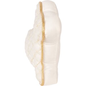 Portautile coniglio Clayre & Eef bianco con dettagli dorati 29x10x27 cm