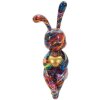 Figura decorativa Coniglietto Psyco Mauro Ferretti Multicolore 8x10x23 cm Polyresin