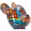 Orsetto Psyco di Mauro Ferretti 10,5x12x23,5 cm Multicolor con dettaglio dorato