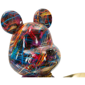 Mauro Ferretti Dekofigur CANE PSYCO mit Tablett Multicolor 22.5cm