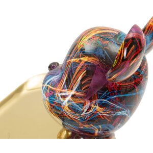 Mauro Ferretti Dekofigur CANE PSYCO mit Tablett Multicolor 22.5cm