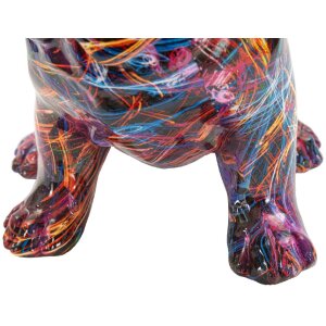 Statua decorativa BULL DOG PSYCO Mauro Ferretti 21,5x15,5x21 cm