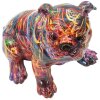 Statua decorativa BULL DOG PSYCO Mauro Ferretti 21,5x15,5x21 cm