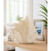 Statua decorativa pesce sabbia Mauro Ferretti 16,7x6,5x16,8 cm Beige