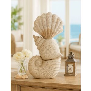 Statua decorativa CONCHIGLIA SAND Mauro Ferretti 17,2x10x30,2 cm Beige