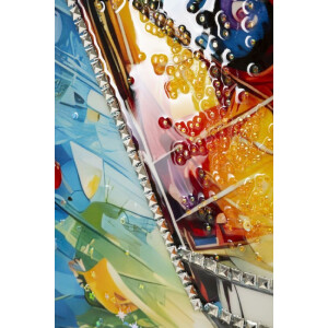 Quadro su tela Mauro Ferretti COCKTAIL con cornice 62x3,5x92 cm