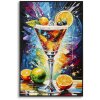 Quadro su tela Mauro Ferretti COCKTAIL con cornice 62x3,5x92 cm