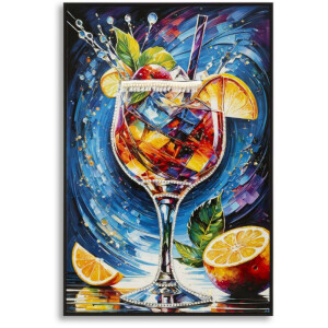 Quadro su tela Mauro Ferretti COCKTAIL con cornice...