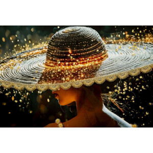 Quadro su tela ILLUMY di Mauro Ferretti con cornice 62x3,5x92 cm