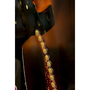 Quadro su tela ILLUMY di Mauro Ferretti con cornice 62x3,5x92 cm