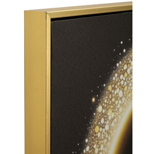 Quadro da parete Mauro Ferretti "Inda" con LED 60x90 cm multicolore con accenti dorati