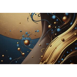 Quadro da parete "Minerva" Mauro Ferretti con LED – tela e cornice 60x90 cm