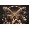 Quadro a parete Mauro Ferretti "Butterfly" con LED – tela e cornice 50x50 cm
