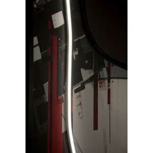 Quadro da parete Mauro Ferretti "Psyco" con LED – Tela 60x90 cm con applique 3D