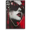 Quadro da parete Mauro Ferretti "Psyco" con LED – Tela 60x90 cm con applique 3D