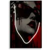 Quadro da parete Mauro Ferretti "Psyco" con LED – Tela 60x90 cm con applique 3D