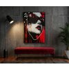 Quadro da parete Mauro Ferretti "Psyco" con LED – Tela 60x90 cm con applique 3D