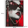 Quadro da parete Mauro Ferretti "Psyco" con LED – Tela 60x90 cm con applique 3D