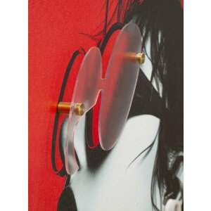 Quadro da parete "Psyco" Mauro Ferretti con LED – stampa su tela 60x90 cm con applicazione 3D