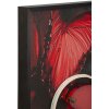 Quadro LED "Butterflies" Mauro Ferretti 60x90 cm – applicazione 3D in acrilico multicolore rosso
