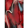 Quadro LED "Butterflies" Mauro Ferretti 60x90 cm – applicazione 3D in acrilico multicolore rosso