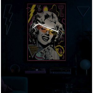 Quadro LED su tela Mauro Ferretti "Marilin" 60x90 cm – applicazione 3D in acrilico