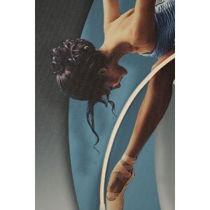 Quadro LED con tela "Dancer" 60x90 cm – applicazione acrilica 3D di Mauro Ferretti