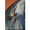 Quadro LED con tela "Dancer" 60x90 cm – applicazione acrilica 3D di Mauro Ferretti
