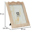 Cornice per foto Mauro Ferretti "Sand" 20x25 cm beige con motivo ondulato