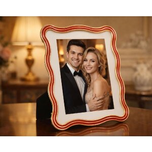 Cornice per foto Mauro Ferretti "Elizabeth" 20x25 cm Rosso/Gold