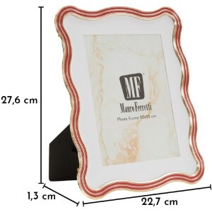 Cornice per foto Mauro Ferretti "Elizabeth" 20x25 cm Rosso/Gold