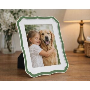 Cornice per foto Mauro Ferretti "Margot" 20x25 cm Verde/Gold