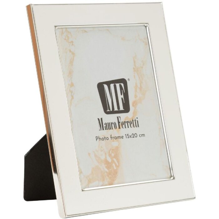Cornice per foto Mauro Ferretti "Molly" 12,5x17,5 cm Bianco/Argento