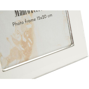 Cornice per foto Mauro Ferretti "Molly" 12,5x17,5 cm Bianco/Argento