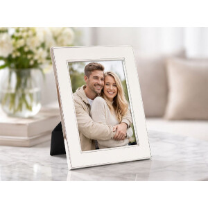 Cornice per foto Mauro Ferretti "Molly" 12,5x17,5 cm Bianco/Argento