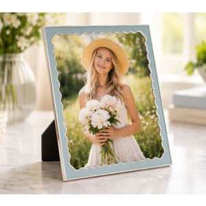 Cornice per foto Mauro Ferretti "Juliette" 20x25 cm blu chiaro