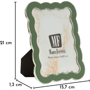Cornice per foto Mauro Ferretti "Charlotte" 12,5x17,5 cm Verde
