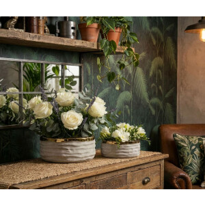 Set di vasi "Lima" Mauro Ferretti 2 pezzi Ø22,5x10,5 cm / Ø18x8,5 cm