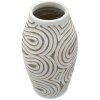 Vaso "Oblix" Mauro Ferretti Ø19,5x35 cm bianco opaco