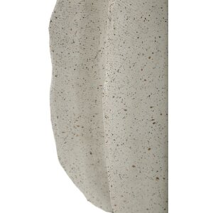 Vaso "Ester" di Mauro Ferretti Ø26x40 cm, Polyresin, colore Natur/Creme con superficie granulata