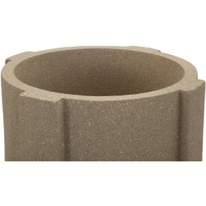 Supporto per vaso da fiori allesterno Mauro Ferretti "Moai" Ø39x80,5 cm Marrone