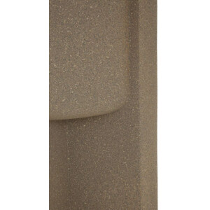 Supporto per vaso da fiori allesterno Mauro Ferretti "Moai" Ø39x80,5 cm Marrone